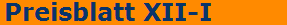 Preisblatt XII-I